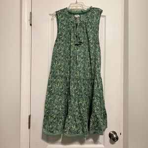 Max Studio Green Floral Summer Dress